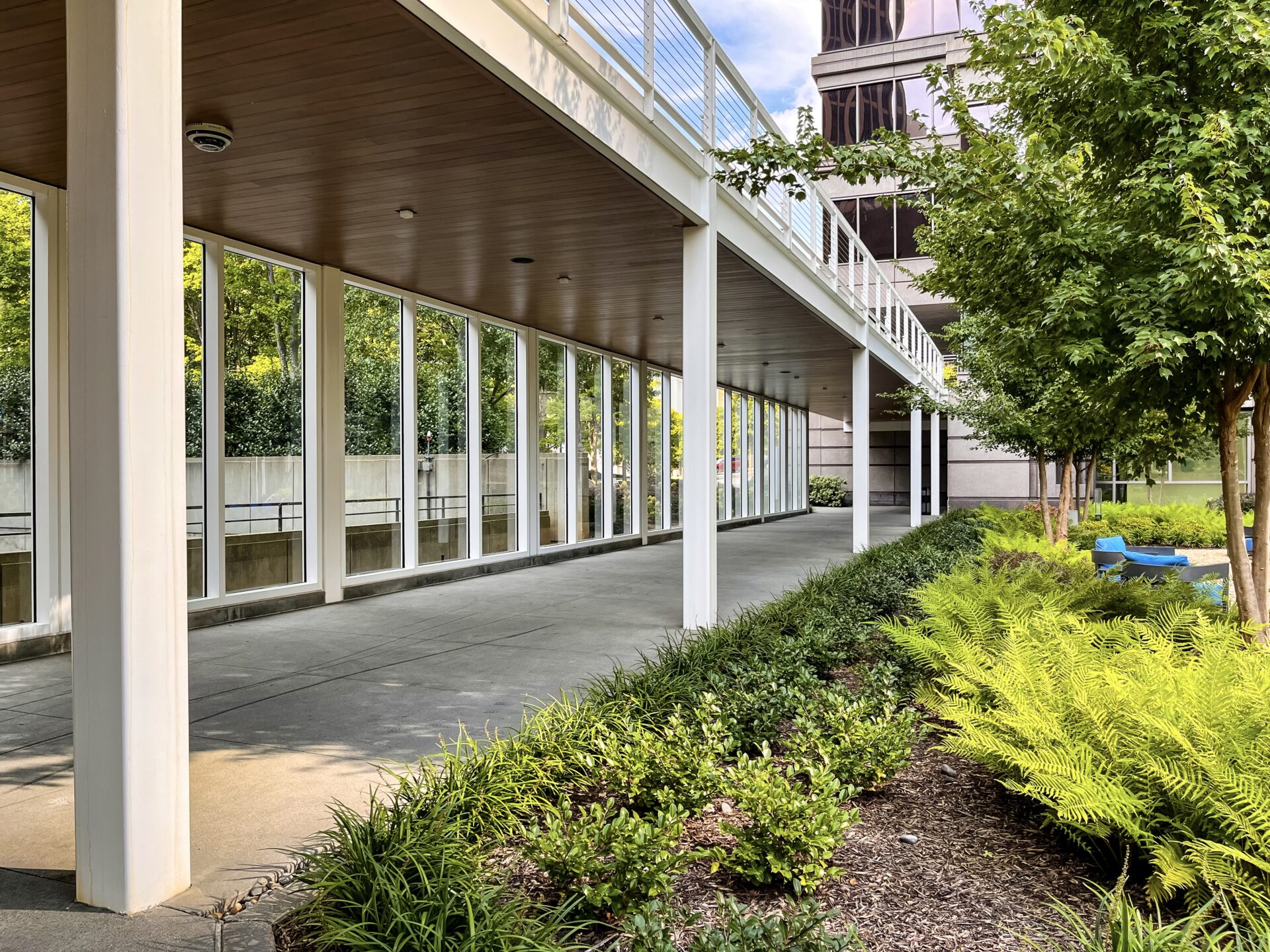 Covered Walkway In Midtown Atlanta
