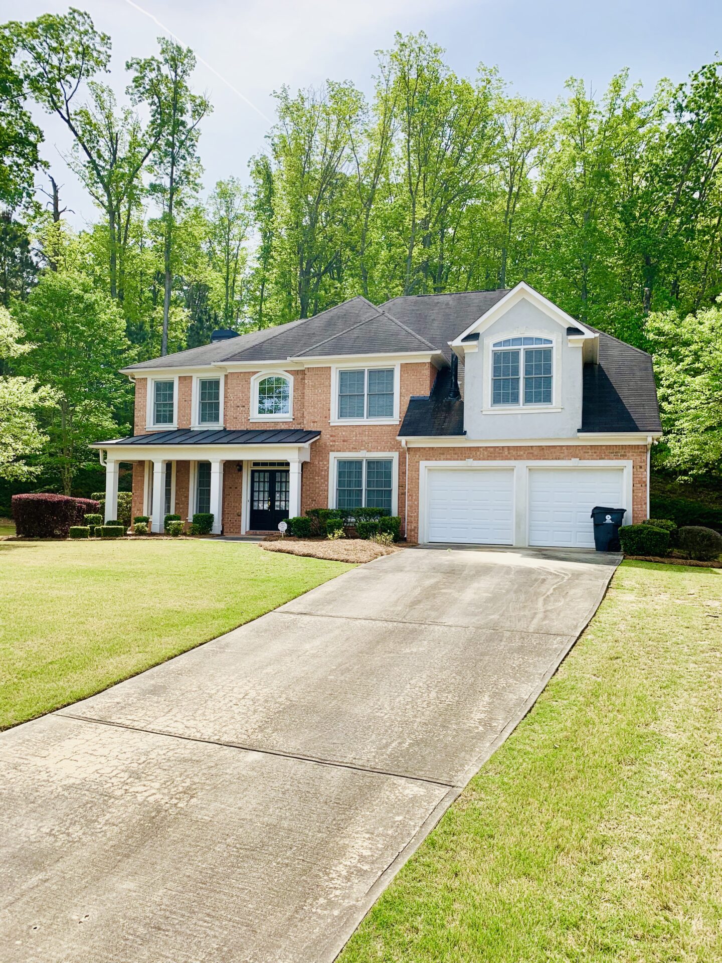 Brick Single Family Home with Long Driveway