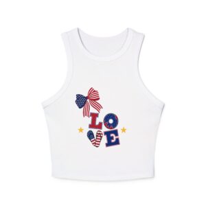 Women's Micro Rib Racer Tank Top
