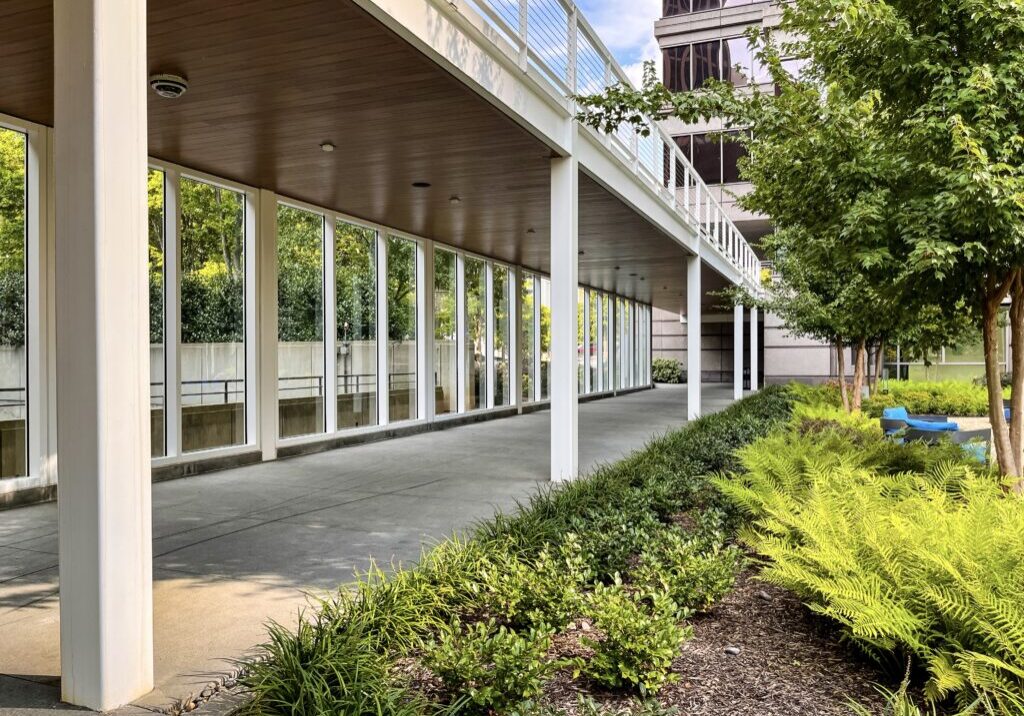Covered Walkway In Midtown Atlanta